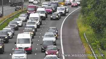 Take That in Cardiff as huge queues of traffic build on M4 - live updates