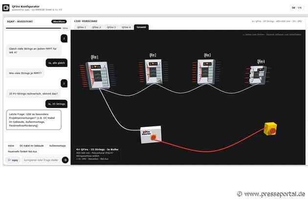 Planung von Feuerwehrschaltern für komplexe PV-Anlagen wird digitalisiert: Q3 präsentiert KI-gestützten QFire Konfigurator auf der Intersolar 2026