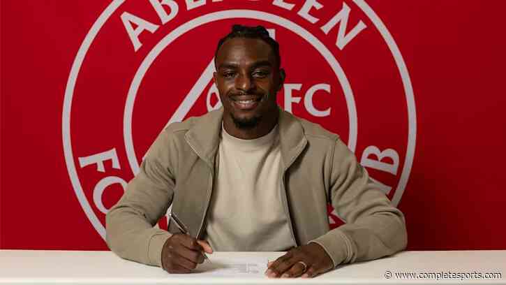 Done Deal: Nigerian Striker Joins Scottish Club Aberdeen On Two-Year Deal