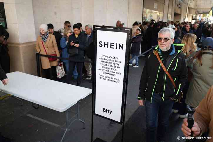 Shein soll wieder aus Pariser Kaufhaus ausziehen