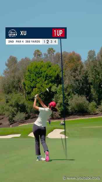Kelly Xu has already secured her diploma today, now she’s trying to secure a point for the USA