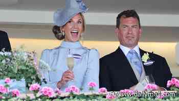 A Royal Ascot debut for the new Mrs Peter Phillips! Harriet Sperling, 45, joins her husband - and mother-in-law Princess Anne - in traditional procession