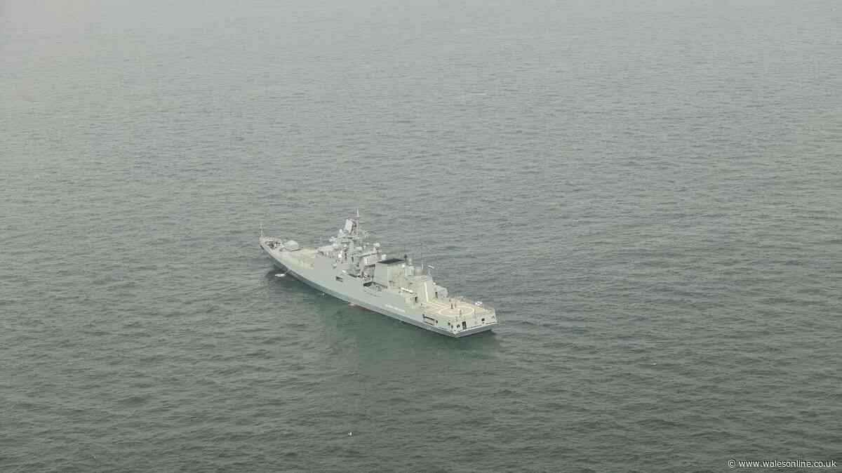 Russian warship in English Channel fires at British yacht
