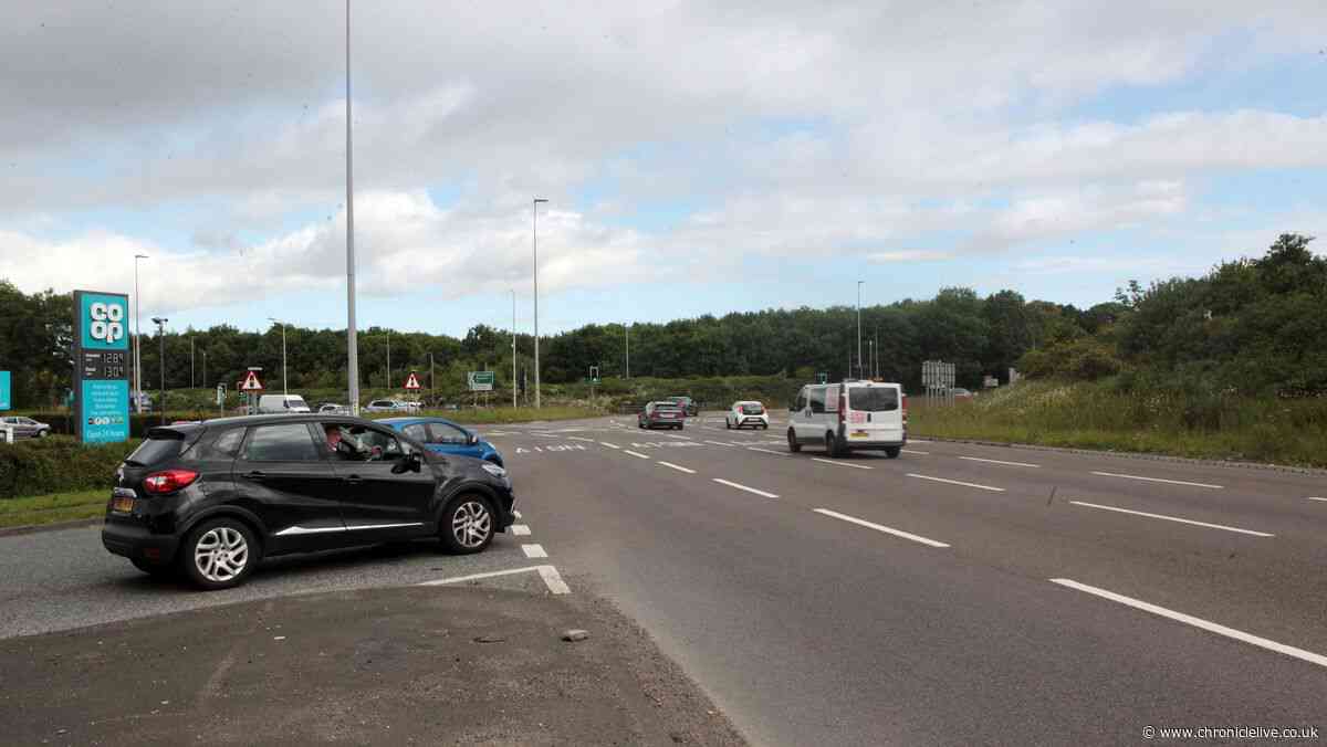 The two options for Northumberland's notorious Moor Farm roundabout upgrade