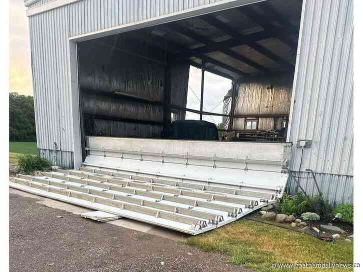 Damage, no injuries as tornado, downbursts hit Chatham-Kent, Walpole Island