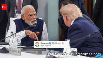 'Shameless': AAP, Congress target PM Modi for meeting Trump at G7 Summit after US strikes killed 3 Indian sailors