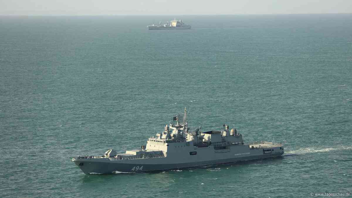 Russisches Kriegsschiff gibt im Ärmelkanal offenbar Warnschüsse ab