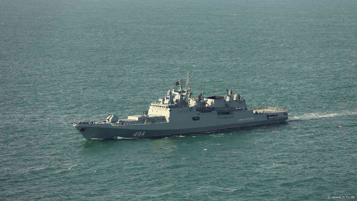 Verbindung zur Schattenflotte?: Russische Fregatte feuert im Ärmelkanal Warnschüsse ab