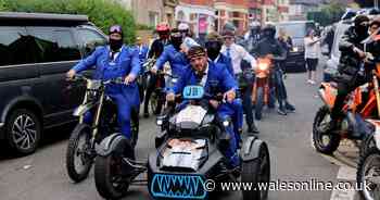 Newport streets transformed into sea of blue as crowds of mourners remember teen