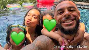 Bikini-clad Leigh-Anne Pinnock squeezes in a quick family getaway with husband Andre Gray and their twin daughters ahead of Little Mix bandmate Perrie Edwards' wedding