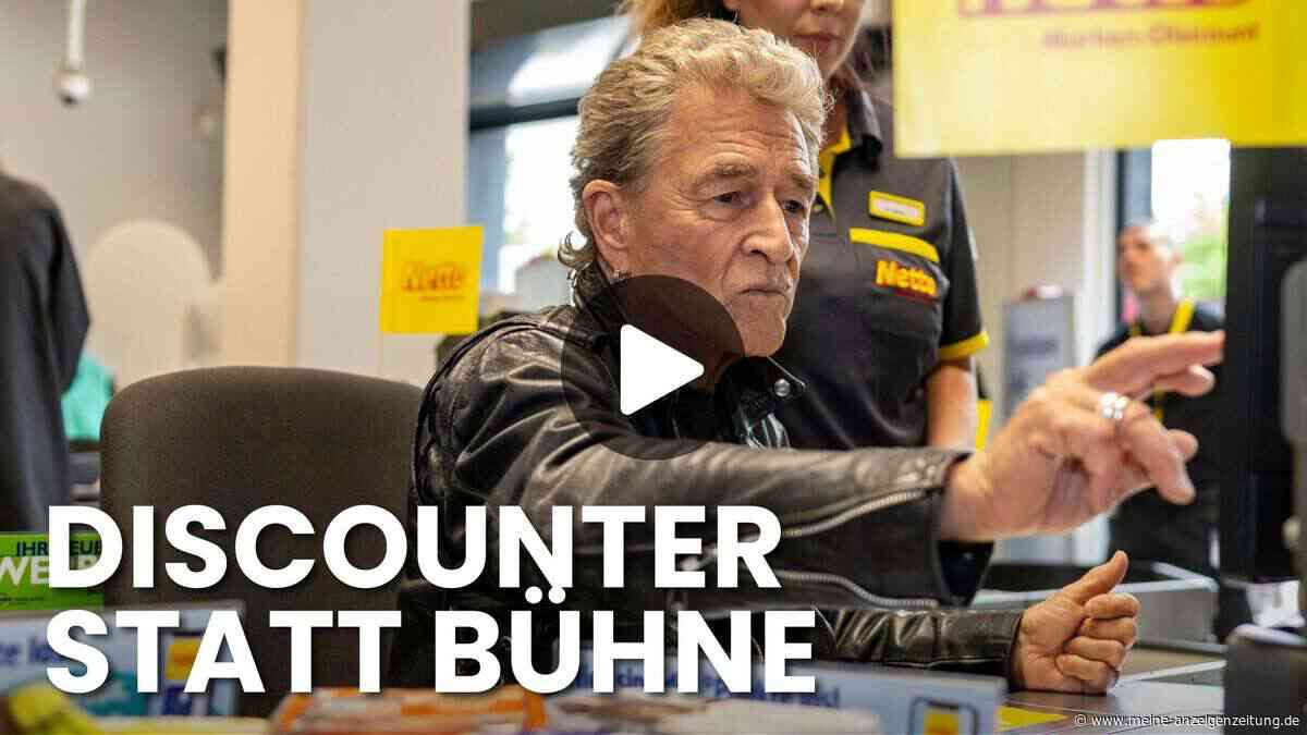 Video: Deutscher Rockstar arbeitet in Münchner Supermarkt