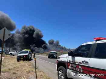 Brush fire in San Juan County prompts evacuations, road closure