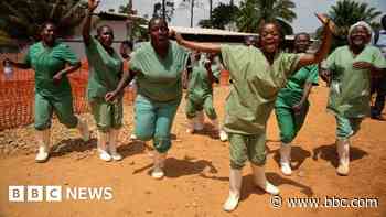 DR Congo medics mark rare Ebola recovery with song and dance