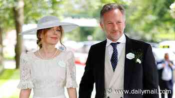 Geri Halliwell packs on the PDA with husband Christian Horner as they put on a united front on day one of Royal Ascot