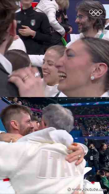 A heartwarming look at the Italian team that supports Matteo Rizzo so passionately. 🇮🇹⛸️