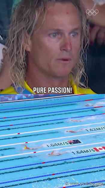 Dean Boxall's reaction is all of us watching Ariarne Titmus defend her 400m freestyle title! 🏊‍♀️