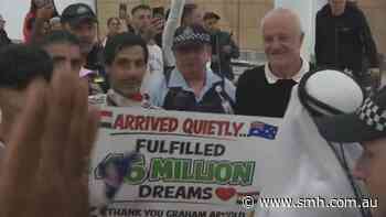 Arnold given a hero's welcome