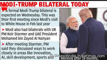With Trump listening, PM Modi says seafarers must be protected