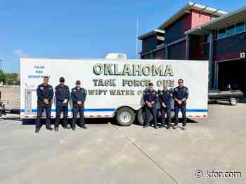 Oklahoma Task Force 1 members deploy to Texas to aid in flood response efforts