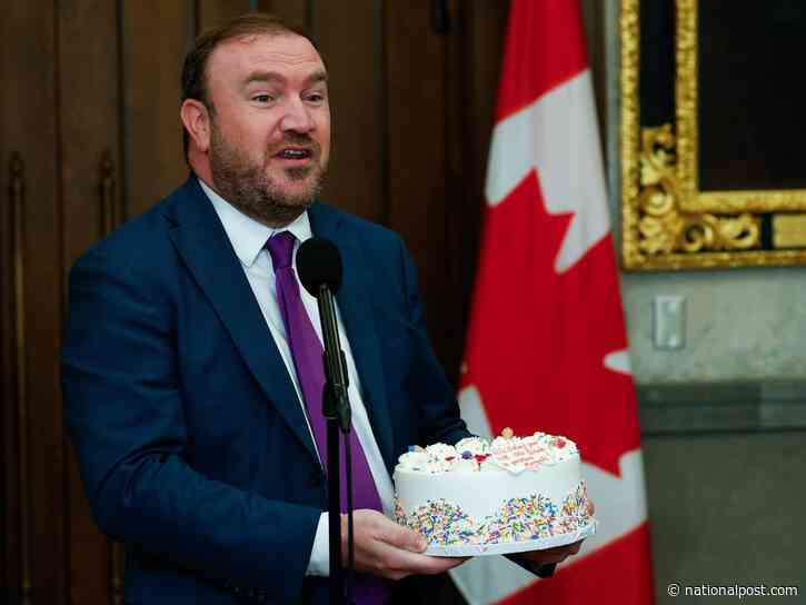 Tories highlight Carney’s 100th missed question period with cake