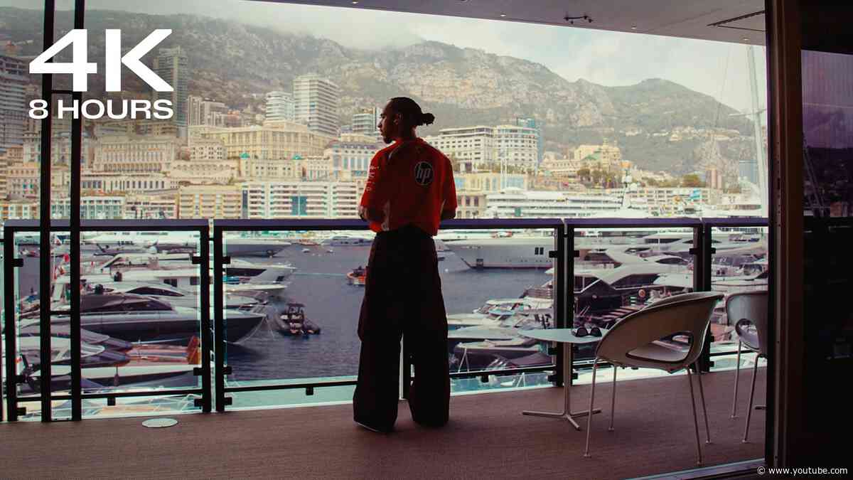 Lewis Hamilton in Monaco 🇲🇨 | 8 Hours of Relaxing 4K Ambience