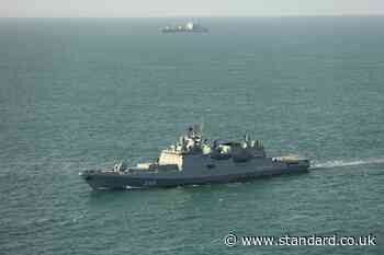 British couple say Russian warship firing warning shots near yacht was ‘scary’