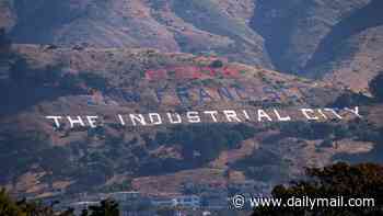 Eagle-eyed drivers notice glaring mistake on patriotic makeover of iconic San Francisco hillside sign