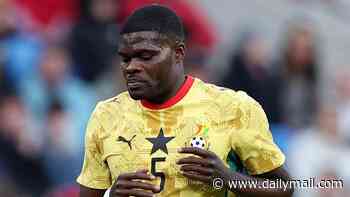 Ghana LOSE appeal for Thomas Partey to play in World Cup opener vs Panama - with midfielder having not declared rape charges against him when he first applied for a visa to enter Canada