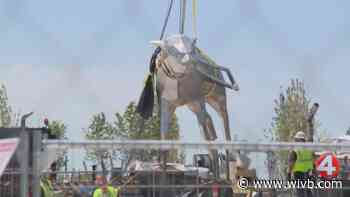 First bison installed at new Highmark Stadium