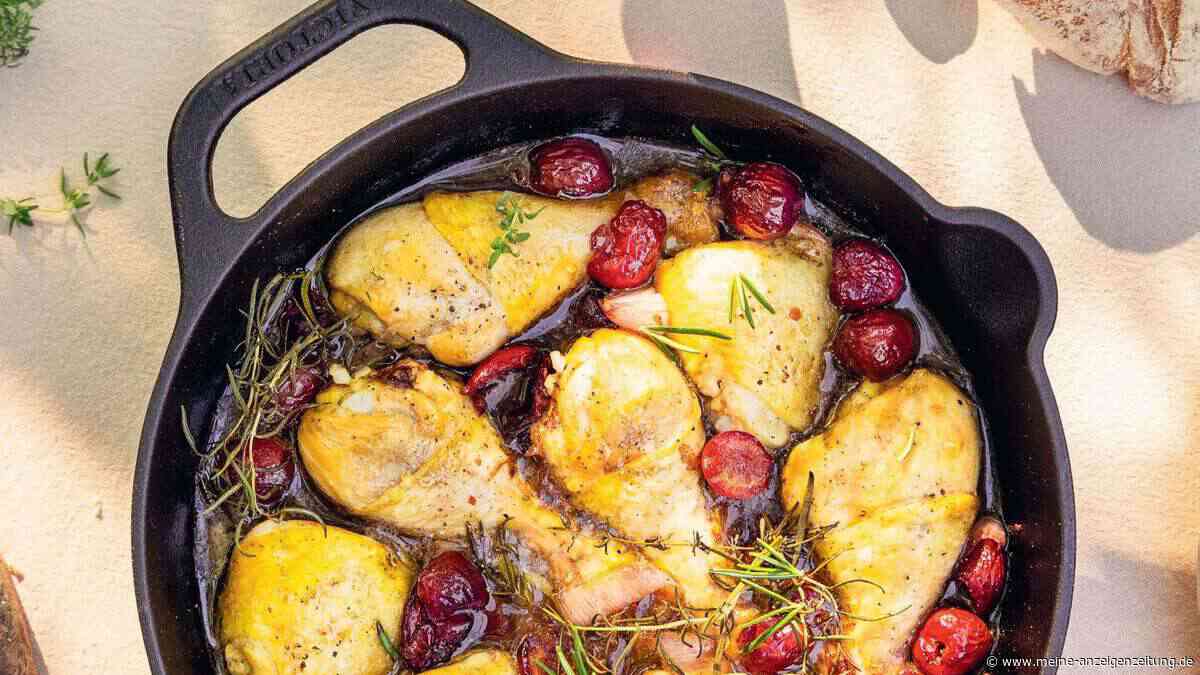 Fruchtige Note garantiert: Hähnchen in Balsamico-Kirsch-Soße