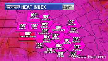 Drying out and turning hot and humid