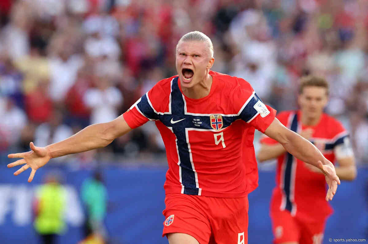 Erling Haaland scores 2 goals in World Cup debut to power Norway past Iraq