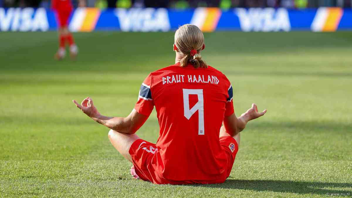 Haaland toont klasse met twee goals voor Noorwegen bij ruime WK-zege op Irak