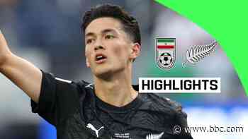Just scores double but New Zealand held by Iran in entertaining game