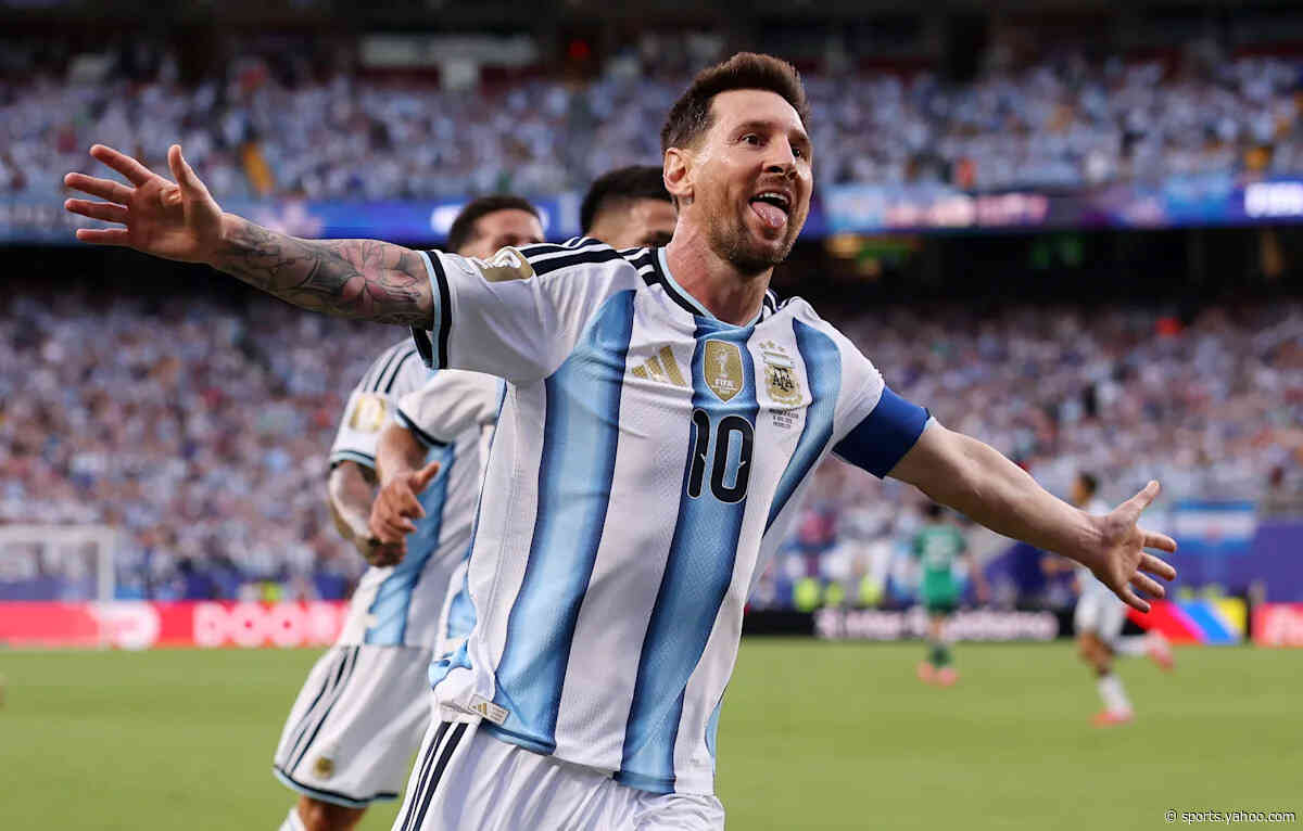 📹 Messi levels with CR7 and Rivellino, passes Pelé, makes Copa history