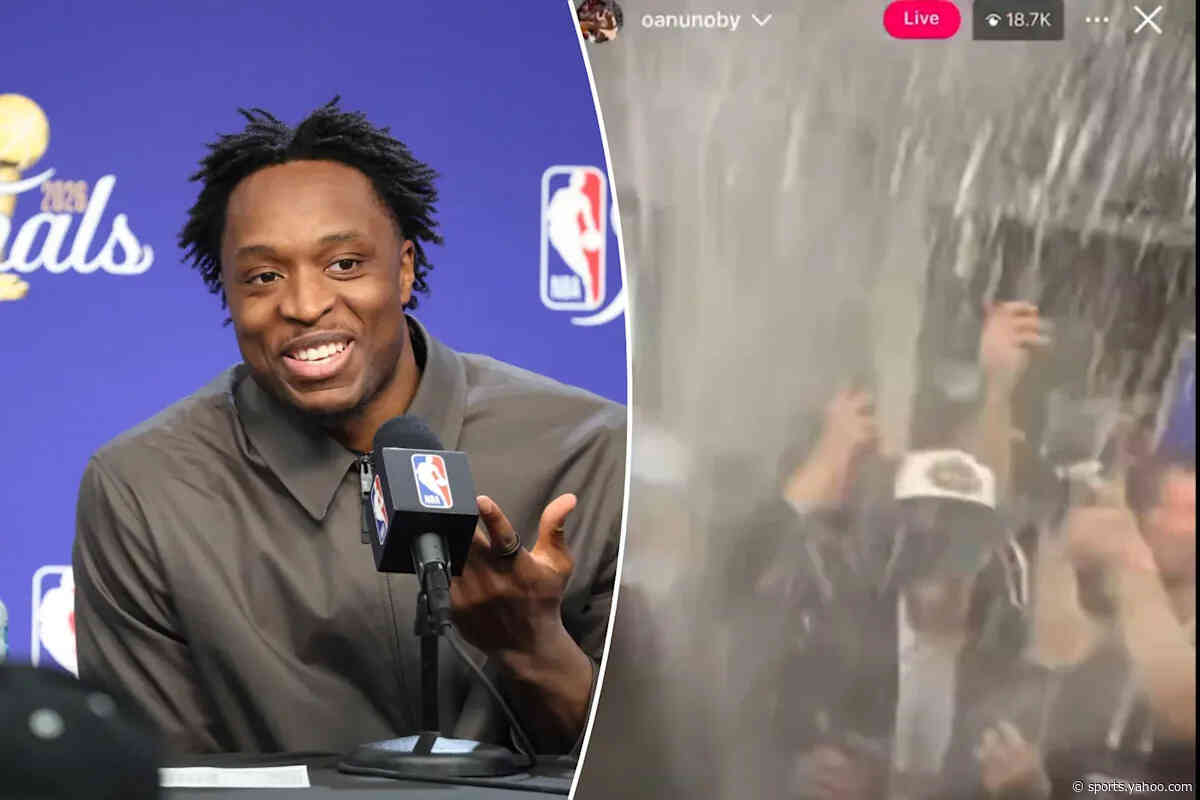 OG Anunoby explains viral Instagram Live panic after Knicks’ title celebration