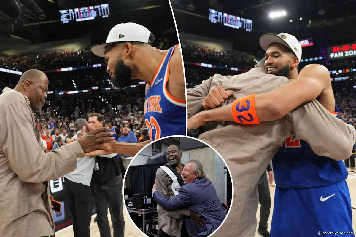 Knicks’ NBA title finally allowed Patrick Ewing to ‘exhale’: Karl-Anthony Towns