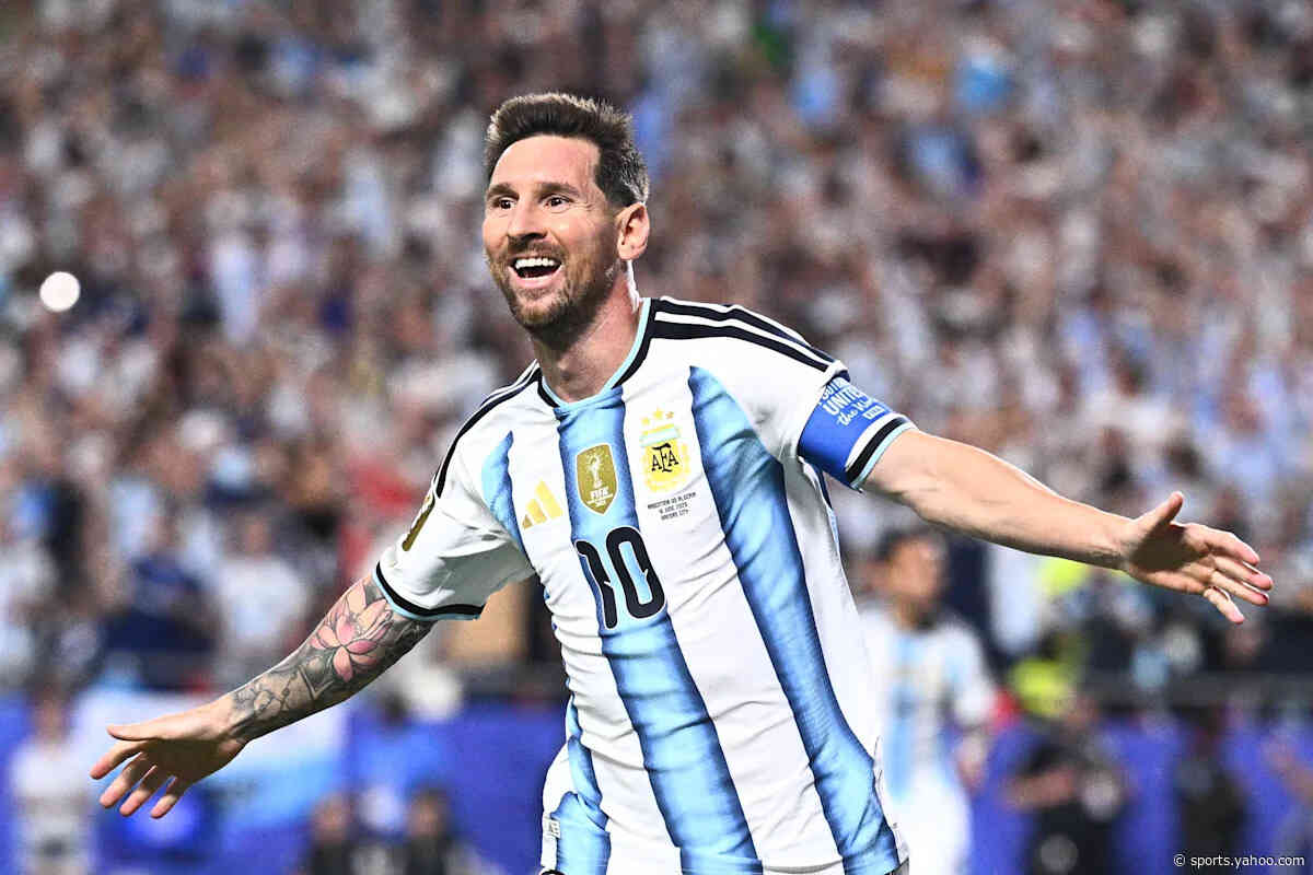 Lionel Messi's hat trick leads Argentina to a 3-0 win over Algeria in its World Cup opener