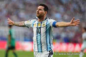 Messi ties Klose's World Cup scoring record with hat trick for Argentina