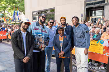 Al Roker Recalls Last Knicks NBA Championship Win, Poses with 2026 Starting 5