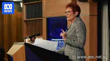 Live: Hanson calls for 'balance' between worker rights and business interests in Press Club address