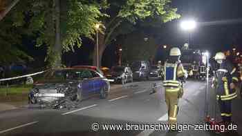 Mercedes-Fahrer kracht in Wolfenbüttel in geparkte Autos – Führerschein weg