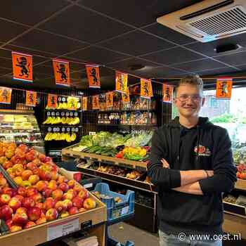 Ryan is pas 20 en baas van eigen groentewinkel in Staphorst: 'Je bent wel jong'