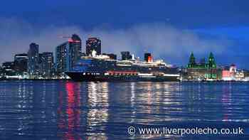 Cunard's Queen Anne timings as cruise ship returns to Liverpool today