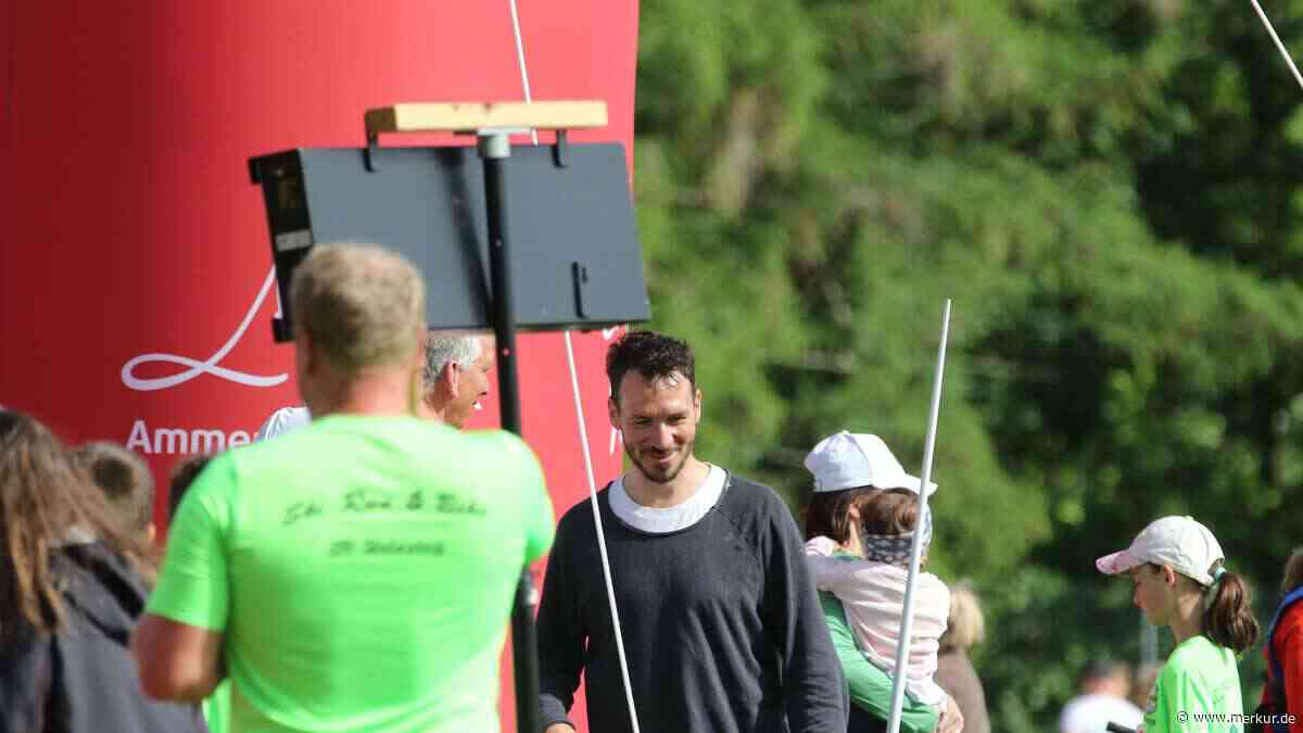 Felix Neureuther unterstützt seine Kinder bei Lauf in Oberbayern