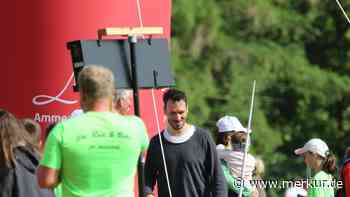 Felix Neureuther unterstützt seine Kinder bei Lauf in Oberbayern