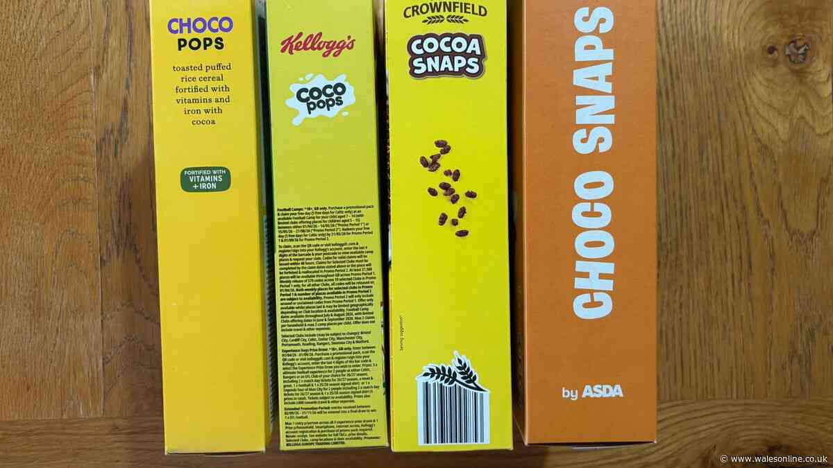'I tried 4 supermarket Coco Pops - one was as good as Kelloggs and £1.65 cheaper'