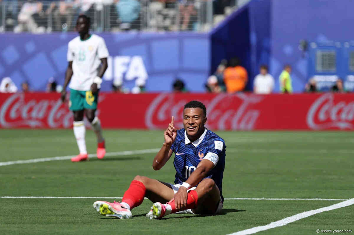 Kylian Mbappe breaks two historic France records as Real Madrid star shines in World Cup opener