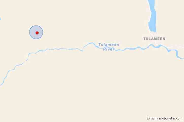 Evacuation alert issued after wildfire grows to 22 hectares west of Princeton