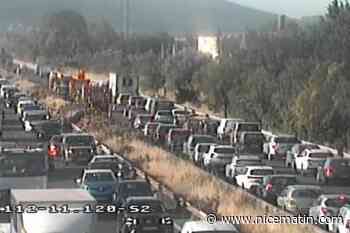 Un accident sur l’A57 contraint les véhicules à circuler sur une seule voie en direction de Toulon